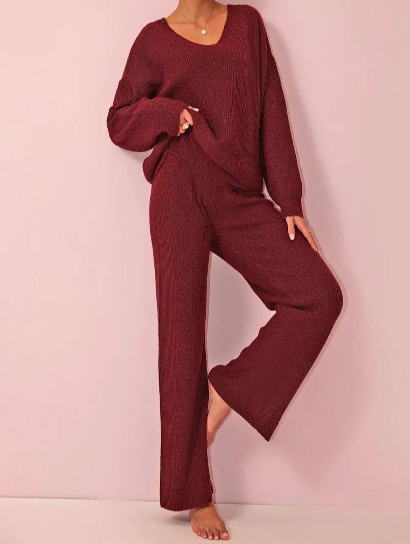 Knitted Oversized Loungewear Set